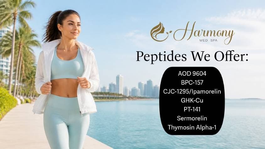 Harmony Med Spa peptides offered